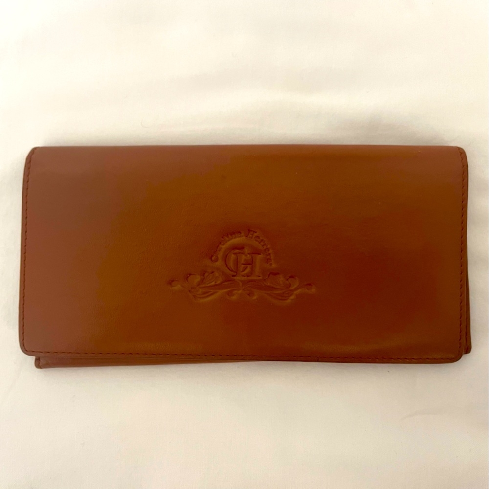 Vintage Carolina Herrera Made in Italy wallet in rich supple leather